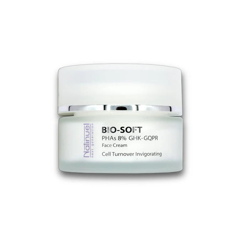 BIO SOFT PHAs 8% GHK-GQPR - Face cream Natinuel